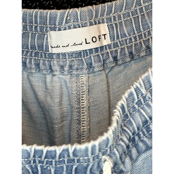 Women's Loft Denim Pull On Pants Size Small - Picture 3 of 5
